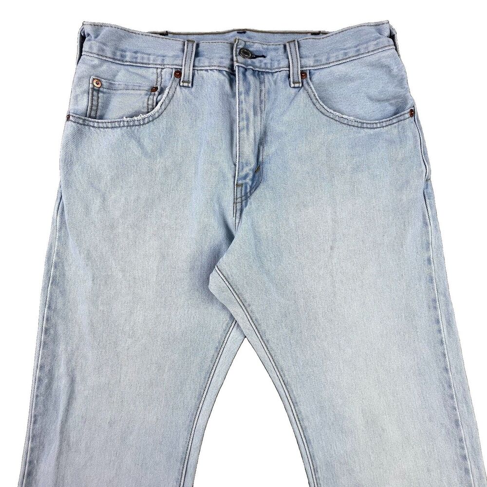 Levis 517 Bootcut Jeans Mens 32x34 Blue Denim Light Wash Cowboy Workwear